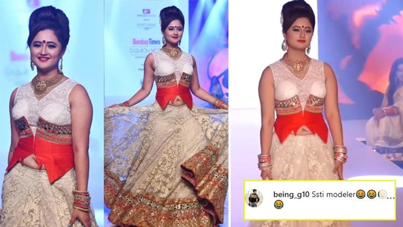 Bigg Boss 13 Rashami Desai Ramp Walk Social Media Users make fun of Actress See pics KPY