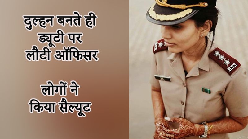 Viral photos of newly wed indian army officer bride photos winning netizens heart kph