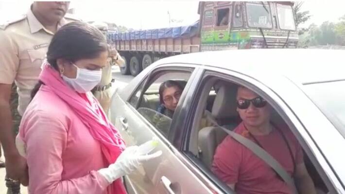 Corona Virus test is underway at the west Bengal and Odisha border Corona Virus test is underway at the west Bengal and Odisha border