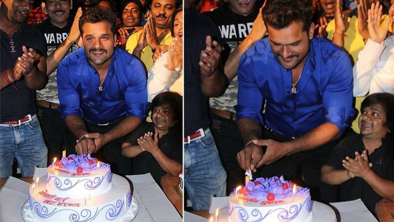 Khesari lal yadav celebrated Birthday With Fans And friends see pics KPY