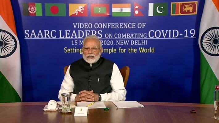 coronavirus crisis pm modi on video cenfarence wthe saarc leader coronavirus crisis pm modi on video cenfarence wthe saarc leader
