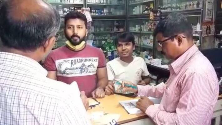 EB raided medicine shops for corona mask black marketing EB raided medicine shops for corona mask black marketing