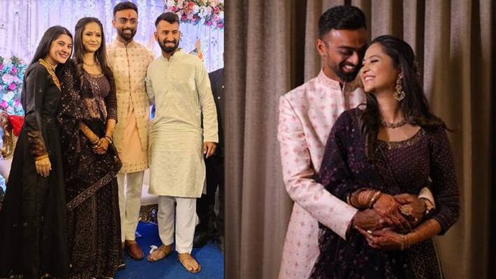 jaydev unadkat got engaged with rynee KPB jaydev unadkat got engaged with rynee KPB