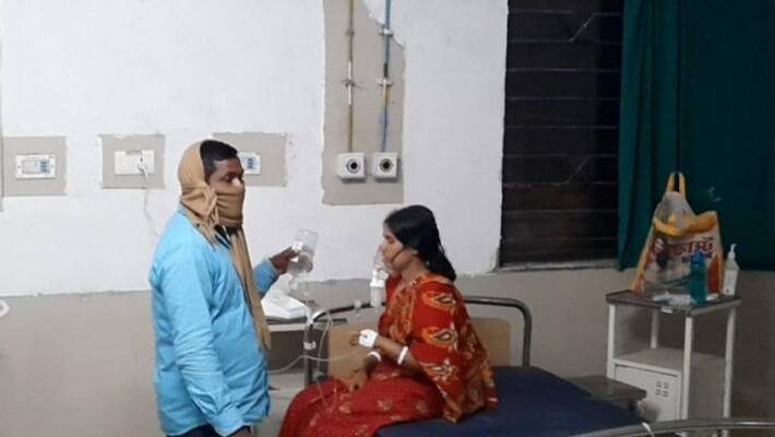 Suspected Corona patient admitted in general ward in Raigund medical college Suspected Corona patient admitted in general ward in Raigund medical college