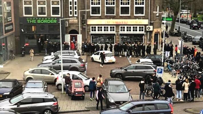 Amsterdam adult clubs shut, long queue outside marijuana coffee shops due to Coronavirus outbreak Amsterdam adult clubs shut, long queue outside marijuana coffee shops due to Coronavirus outbreak