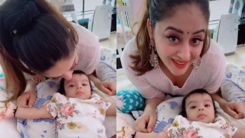 Balika Vadhu actress mahi vij Shares Her Daughter Tara Video KPG