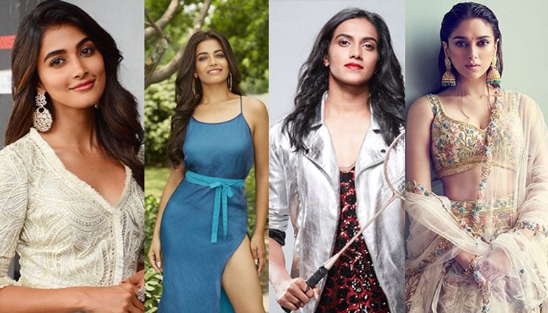 Last year, Samantha Akkineni occupied the third spot and this time she has beaten young beauties like Sanjana Vij (2), PV Sindhu (3), Aditi Rao Hydari(4) and Pooja Hegde (5) and grabbed the first spot