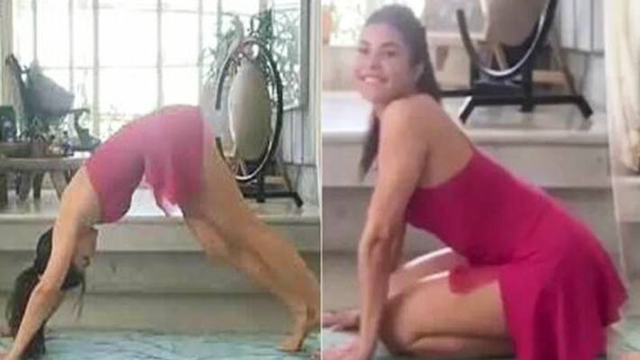 Jacqueline Fernandez raises the temperature by posting some of her videos Jacqueline Fernandez raises the temperature by posting some of her videos