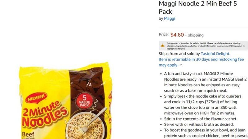 Reality behind beef flavored Maggie sold in indian market kph