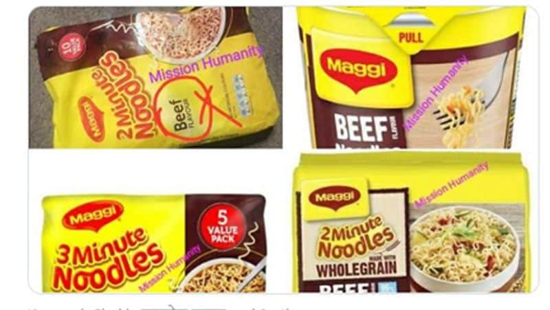 Reality behind beef flavored Maggie sold in indian market kph