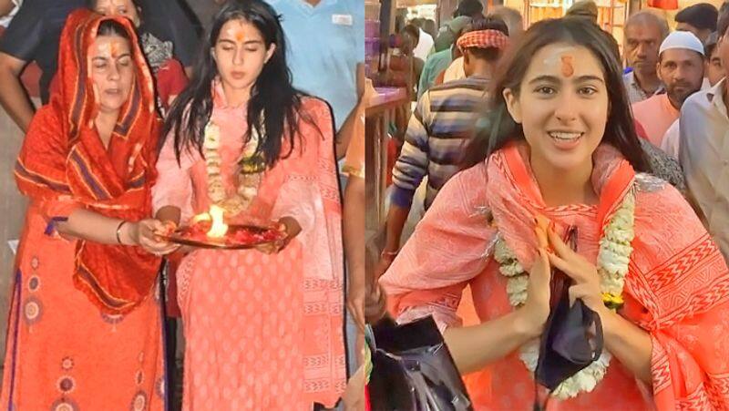 Actress Sara Ali Khan offer Prayer at Kasi Viswanathar Temple Creating a issue