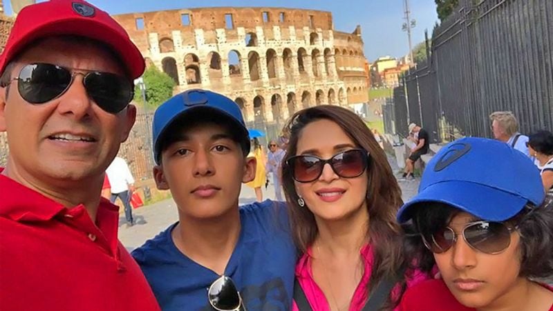 Madhuri dixit Shares Pic Elder Son Arin on his birthday KPG