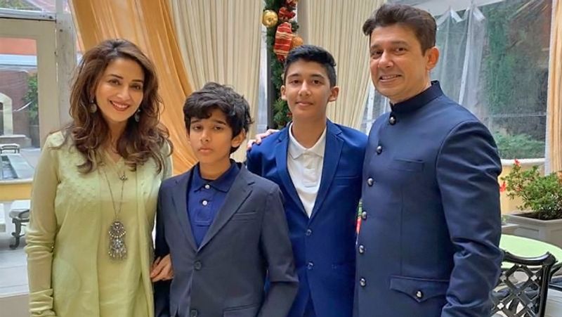 Madhuri dixit Shares Pic Elder Son Arin on his birthday KPG