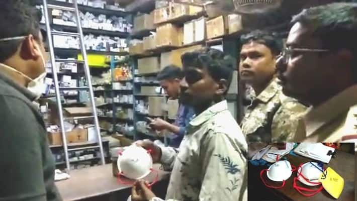 Fake corona mask racket busted in Midnapore Fake corona mask racket busted in Midnapore
