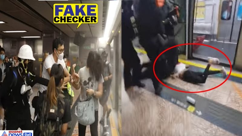 hongkong protest video shared as police nabbing suspected and infected coronavirus patients in china kpt