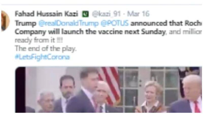 Fact Check: Donald Trump never said coronavirus vaccine is ready, Report