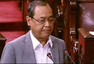 opposition walk out in protest of ex CJI taking Rajyasabha oath