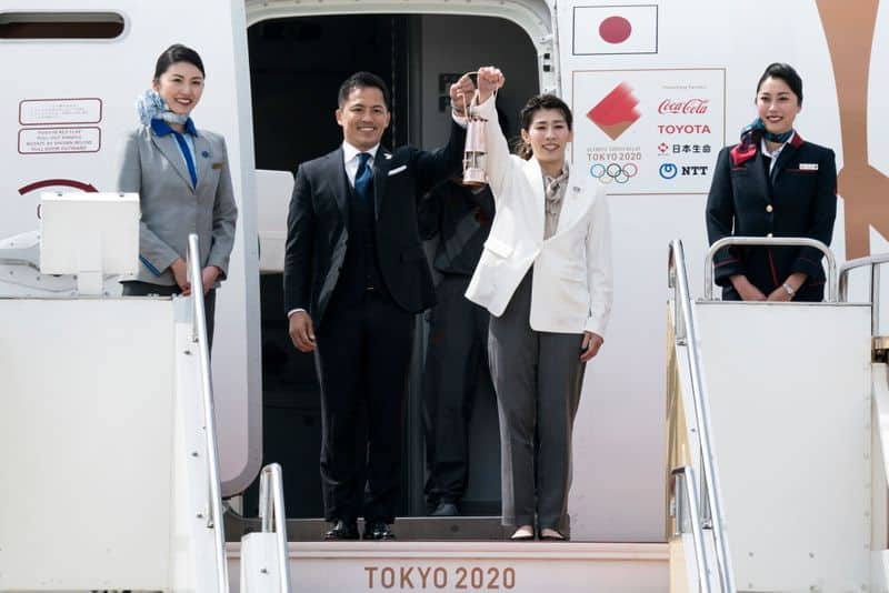 Olympic torch arrives in Japan with little fanfare as coronavirus threatens Games