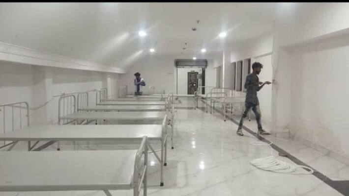 Dumurjola studiam is being prepared for islotaion for Coronavirus infecteds in Howrah. Dumurjola studiam is being prepared for islotaion for Coronavirus infecteds in Howrah.