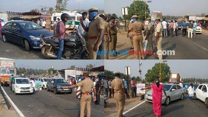 Covid patients increasing in Kerala Tamil nadu border districts on tamil nadu side Covid patients increasing in Kerala Tamil nadu border districts on tamil nadu side