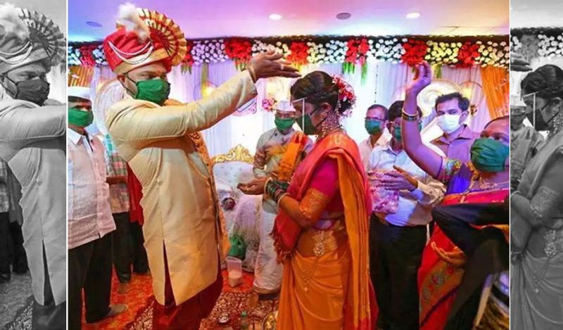 Fear of coronavirus started appearing in weddings, this picture is from Mumbai kpa
