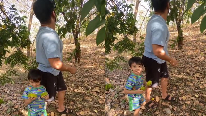 Salman Khan Spends Time With Nephew Ahil Sharma with Nature During Self Quarantine KPJ