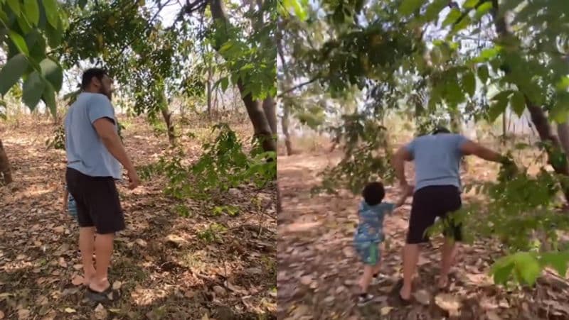 Salman Khan Spends Time With Nephew Ahil Sharma with Nature During Self Quarantine KPJ