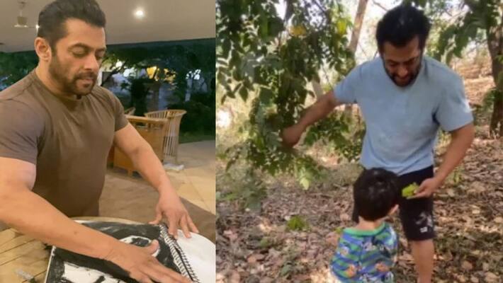 Salman is spending time with his family at his farm house Salman is spending time with his family at his farm house