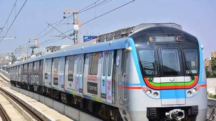 Hyderabad Metro Contract Employees on Strike Over non payment of salary Hyderabad Metro Contract Employees on Strike Over non payment of salary