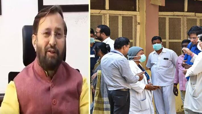 Javadekar holds meeting regarding corona virus, said- people should not be scared, be careful kpm Javadekar holds meeting regarding corona virus, said- people should not be scared, be careful kpm
