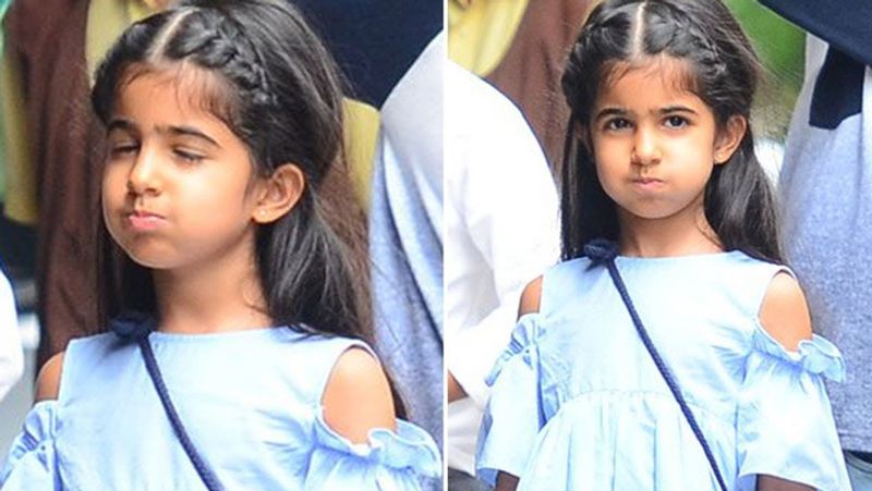 akshay kumar daughter nitara accidently toss her slipper at lighting duct KPJ