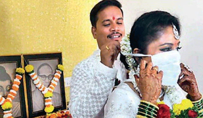 Unique wedding coronavirus effect here marriage in before the date in Thane kpr Unique wedding coronavirus effect here marriage in before the date in Thane kpr