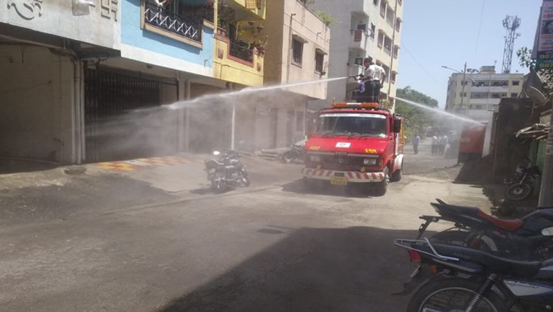 Government alert on the ever increasing cases of Corona, everything from roads to airplanes is being sanitized