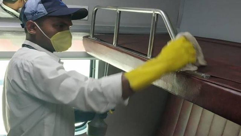 Government alert on the ever increasing cases of Corona, everything from roads to airplanes is being sanitized