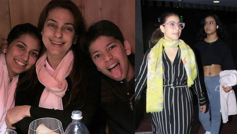 juhi chawla kajol bring children home some celebs outside india corona outbreak KPJ