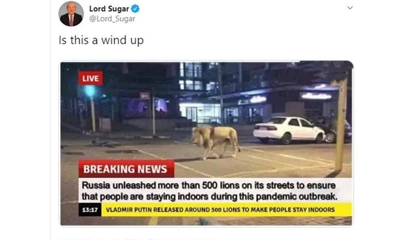 Putin left 800 lions on streets to ensure lockdown during COVID 19 Know truth kpm