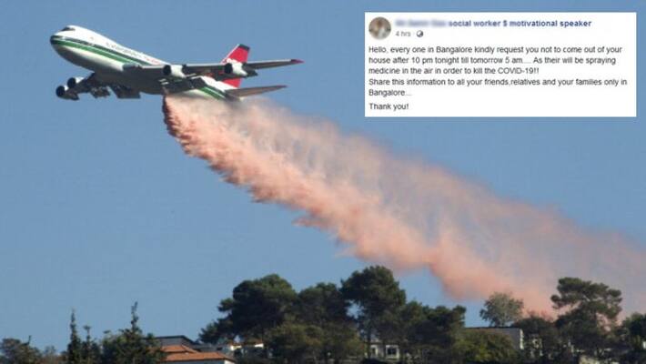 Bogus info about govt spraying chemicals to kill coronavirus goes viral Bogus info about govt spraying chemicals to kill coronavirus goes viral