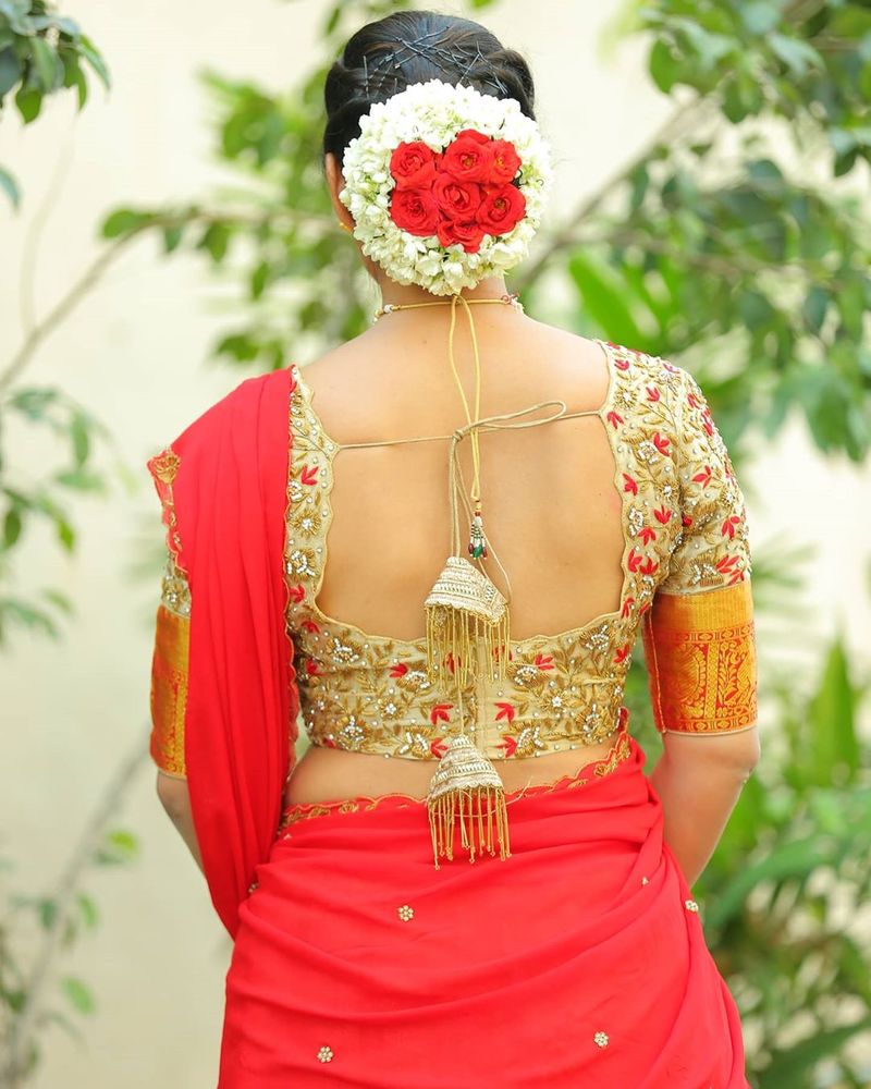 Bigg Boss beauty Bhanu sree half saree look