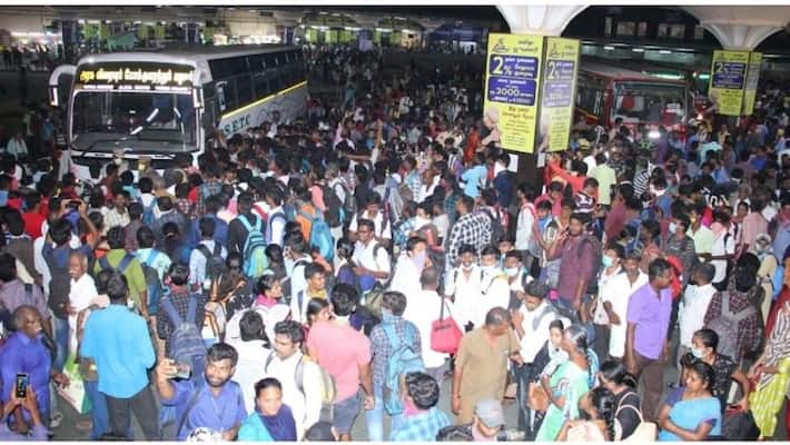 600 special buses are operated from Chennai on the occasion of Christmas 600 special buses are operated from Chennai on the occasion of Christmas