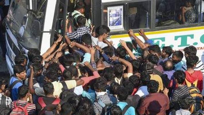 people from chennai started going to their native due to corona virus people from chennai started going to their native due to corona virus