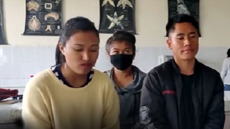 shocking incident delhi man spits gutka on manipur girl claiming she is corona virus kph
