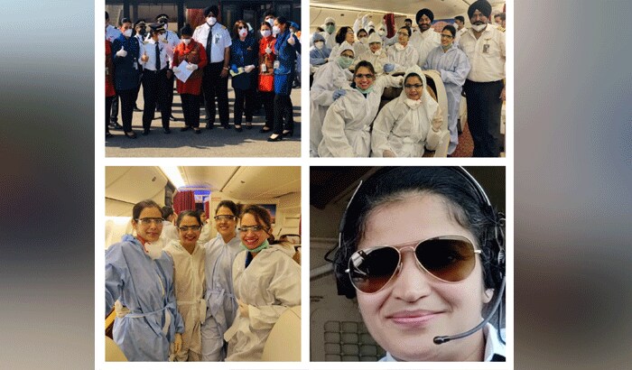 coronavirus cases woman captain swati rawal operate rescue flight 263 indians italy pm modi KPR