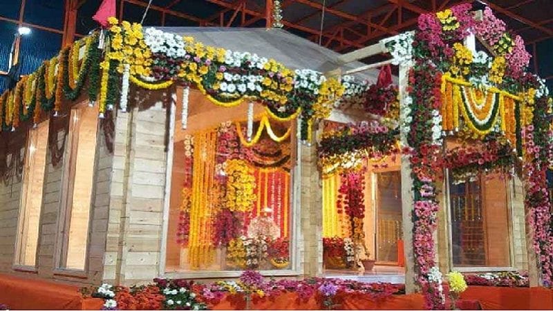 Ramlala seated in a 9.50 kg silver throne in a new temple of 432 sq ft, broken 28 years record in Ayodhya asa