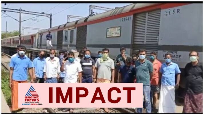 covid 19 Special train to take the Malayalee railway employees who stuck in delhi covid 19 Special train to take the Malayalee railway employees who stuck in delhi