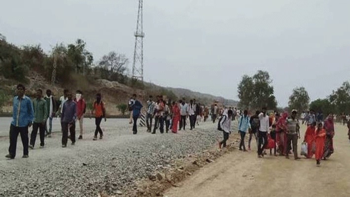 coronavirus lockdown in india workers returning home due to fear of coronavirus kpr