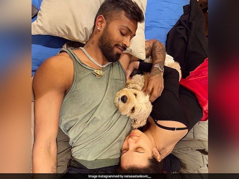 Pandya took Natasa to meet his family members and the couple even celebrated Diwali with Hardik's family