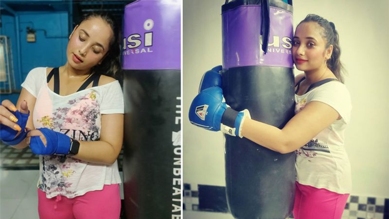 Rani chatterjee Boxing inside her House Due to lockdown And Corona virus KPY