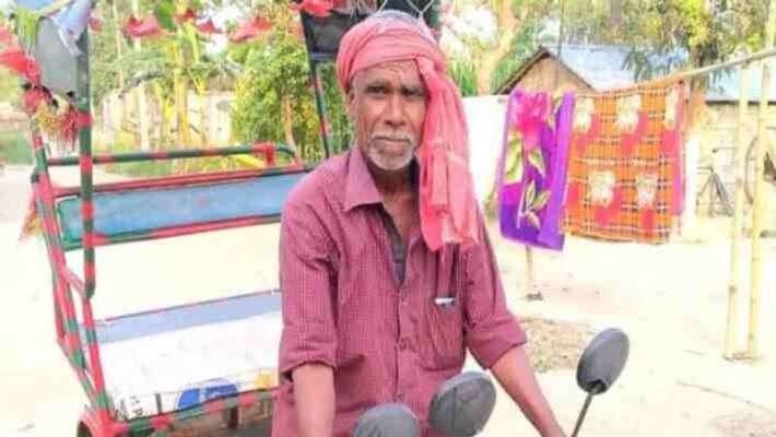 rickshaw puller reached motihari from delhi by rickshaw pra rickshaw puller reached motihari from delhi by rickshaw pra