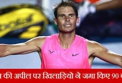 Tennis star Rafael Nadal appeals other sporstperson to donate for coronavirus