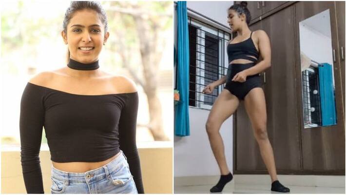Comali Actress Samyuktha Hegde Hot Dress Glamour Dance Video Going Viral Comali Actress Samyuktha Hegde Hot Dress Glamour Dance Video Going Viral